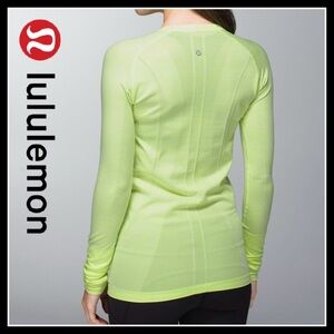 LULULEMON Run: Women’s Swiftly Tech Long Sleeve Crew Top 'Mint' Size (4)
